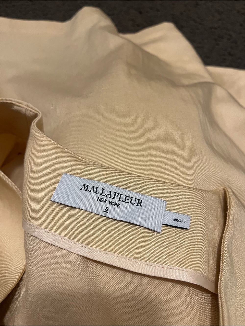 M.M. Lafleur Annette Everyday Twill Top In Butter Yellow - Picture 6 of 9
